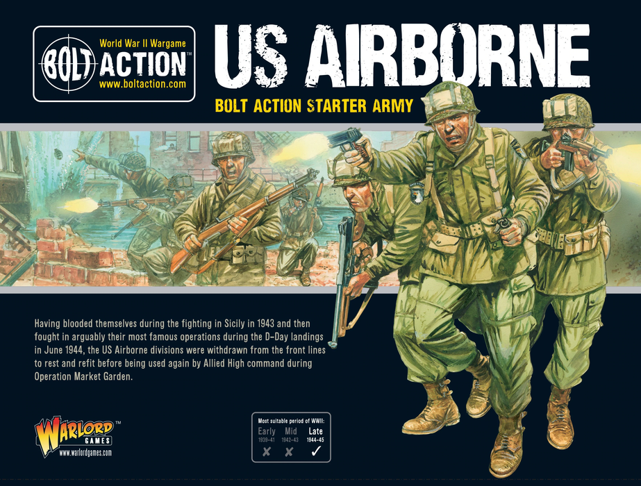 Bolt Action: US Airborne starter army - Warlord Games