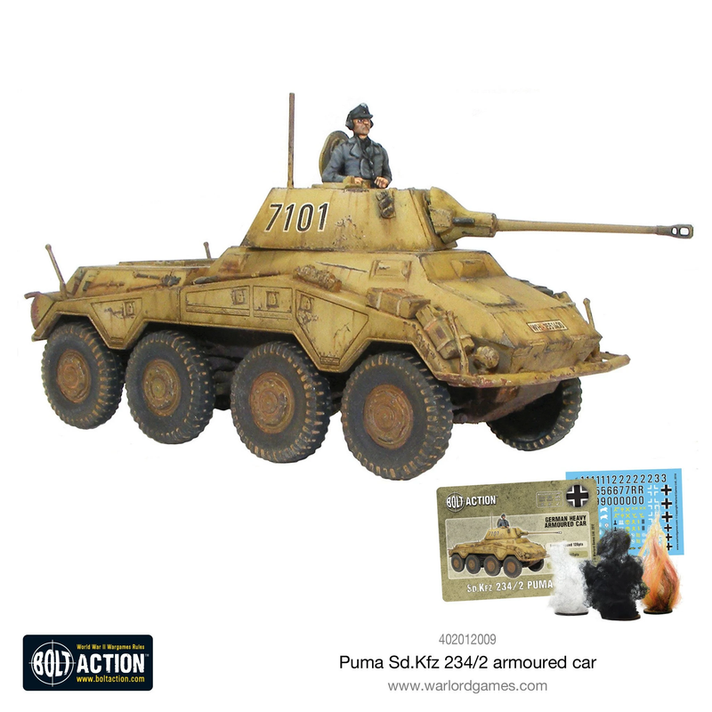 Bolt Action: Puma Sd.Kfz 234/2 Armoured Car - Warlord Games