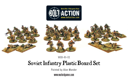 Bolt Action: Soviet Infantry plastic box set - Warlord Games