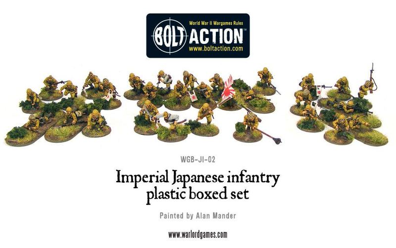 Bolt Action: Imperial Japanese infantry plastic boxed set - Warlord Games