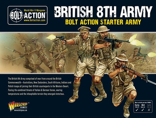 Bolt Action: 8th Army starter army - Warlord Games