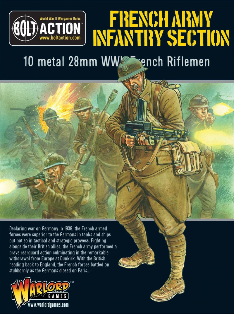 Bolt Action: French Army Infantry section - Warlord Games