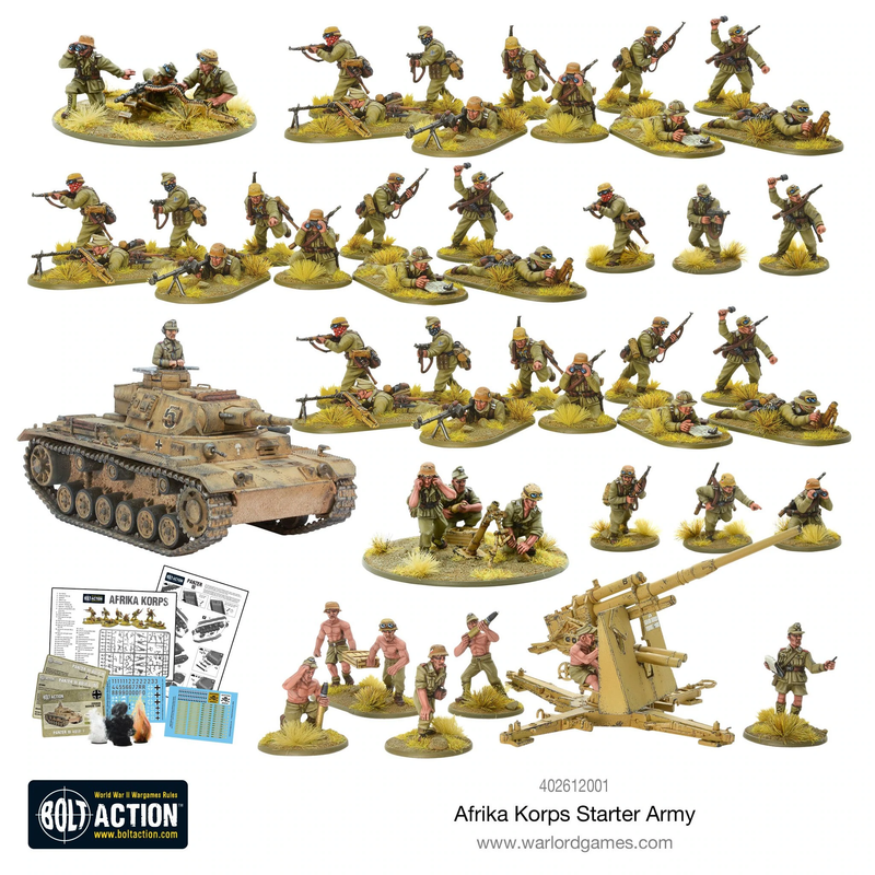 Bolt Action: Afrika Korps Starter army - Warlord Games