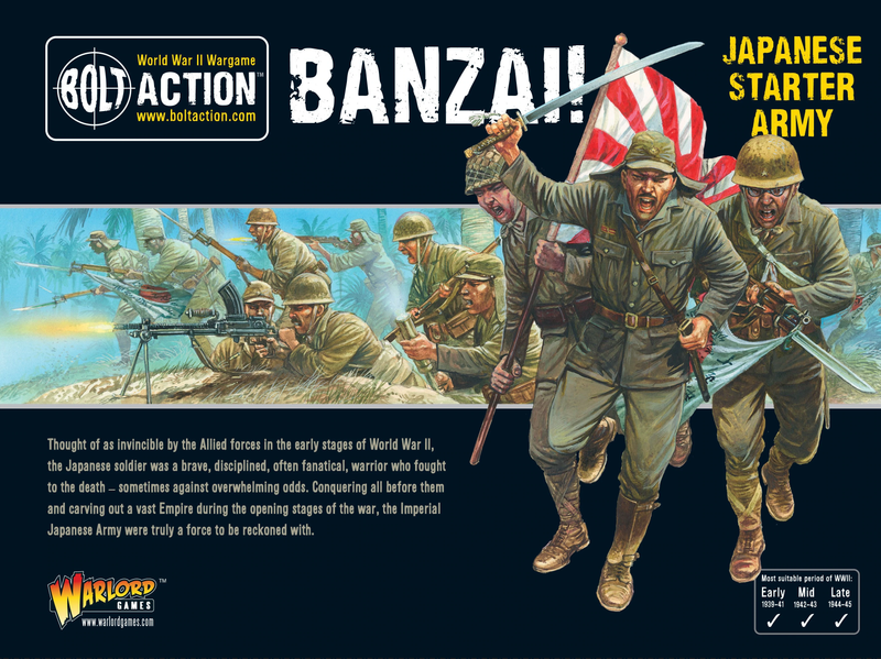 Bolt Action: Banzai! Imperial Japanese Starter Army - Warlord Games