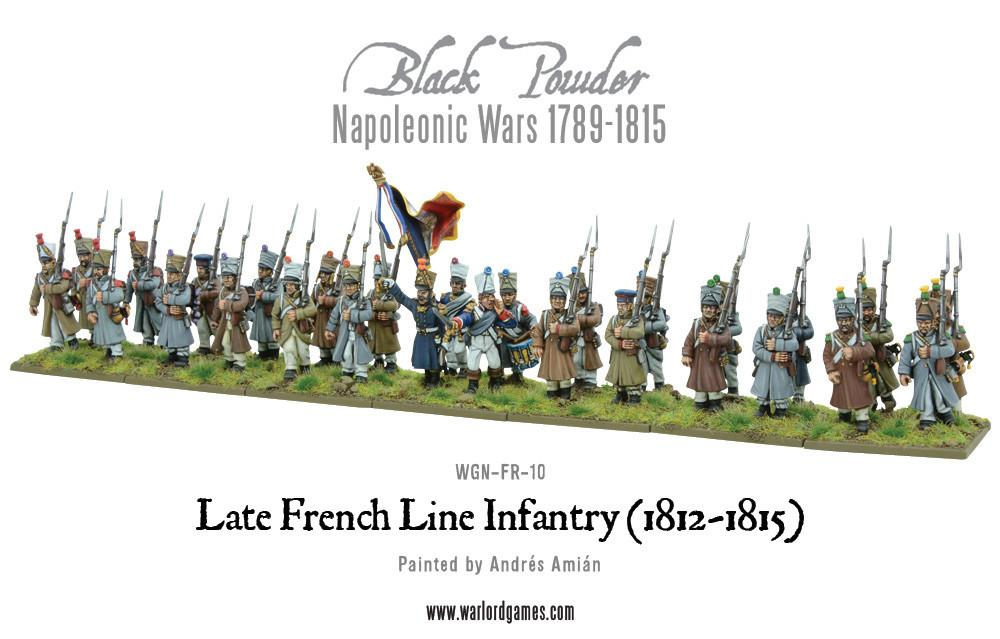 Black Powder: Napoleonic War Late French Line Infantry (1812-1815) - Warlord Games