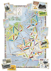 Ticket to Ride Map Collection: Volume 5 – United Kingdom & Pennsylvania - Days of Wonder