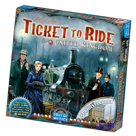 Ticket to Ride Map Collection: Volume 5 – United Kingdom & Pennsylvania - Days of Wonder