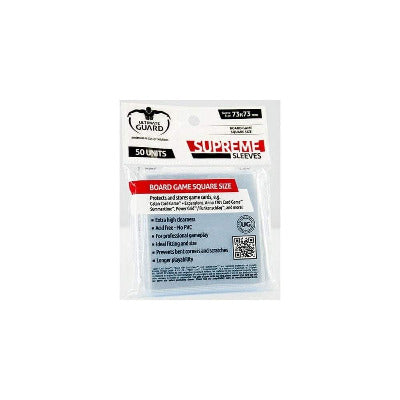 Ultimate Guard Supreme Board Game Sleeves Square (50) - Ultimate Guard