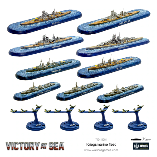 Victory at Sea Kriegsmarine Fleet - Warlord Games