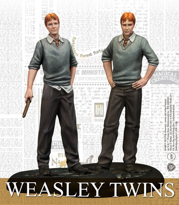 Fred and George Weasley - Harry Potter Miniature Game - Knight Models