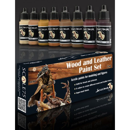 Wood & Leather Paint Set - Scale75 - Scale75 Hobbies and Games