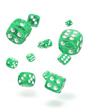 Oakie Doakie Dice D6 Dice 12 mm Speckled - Green (36) - Oakie Doakie Dice