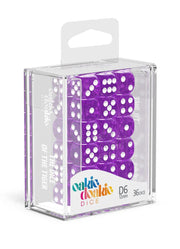 Oakie Doakie Dice D6 Dice 12 mm Speckled - Purple (36) - Oakie Doakie Dice