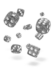 Oakie Doakie Dice D6 Dice 12 mm Speckled - Black (36) - Oakie Doakie Dice
