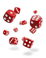Oakie Doakie Dice D6 Dice 12 mm Solid - Red (36) - Oakie Doakie Dice
