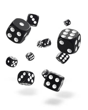 Oakie Doakie Dice D6 Dice 12 mm Solid - Black (36) - Oakie Doakie Dice