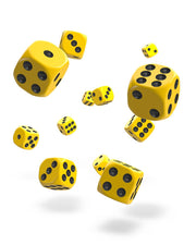 Oakie Doakie Dice D6 Dice 12 mm Solid - Yellow (36) - Oakie Doakie Dice