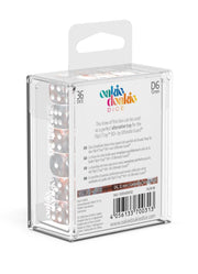 Oakie Doakie Dice D6 Dice 12 mm Gemidice - Silver-Rust (36) - Oakie Doakie Dice
