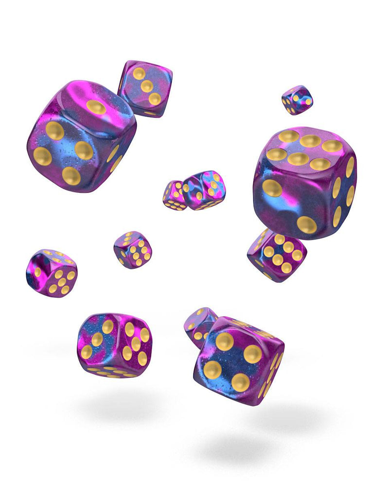 Oakie Doakie Dice D6 Dice 12 mm Gemidice - Amethyst (36) - Oakie Doakie Dice