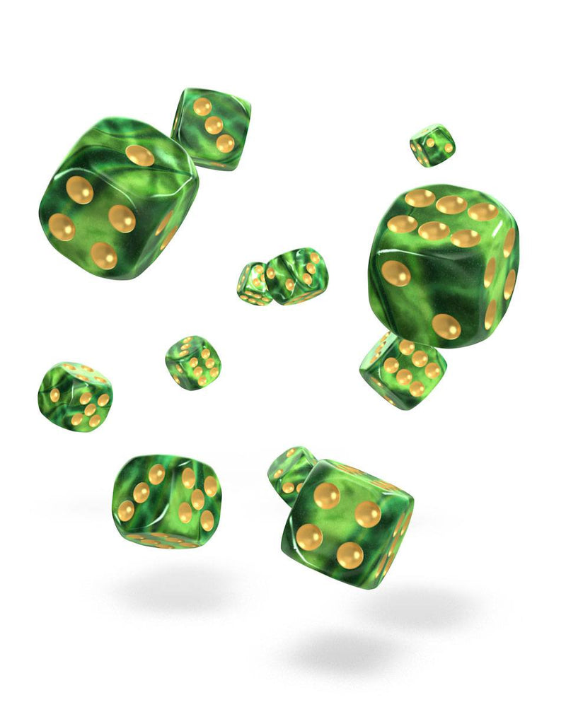 Oakie Doakie Dice D6 Dice 12 mm Gemidice - Jungle (36) - Oakie Doakie Dice