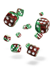 Oakie Doakie Dice D6 Dice 12mm Gemidice - Bloody Jungle (36) - Oakie Doakie Dice