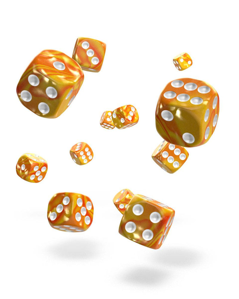 Oakie Doakie Dice D6 Dice 12 mm Gemidice - Sunstone (36) - Oakie Doakie Dice