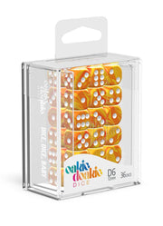 Oakie Doakie Dice D6 Dice 12 mm Gemidice - Sunstone (36) - Oakie Doakie Dice