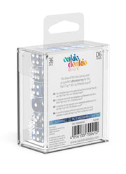Oakie Doakie Dice D6 Dice 12 mm Gemidice - Liquid Steel (36) - Oakie Doakie Dice
