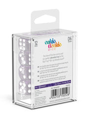 Oakie Doakie Dice D6 Dice 16 mm Marble - Purple (12) - Oakie Doakie Dice