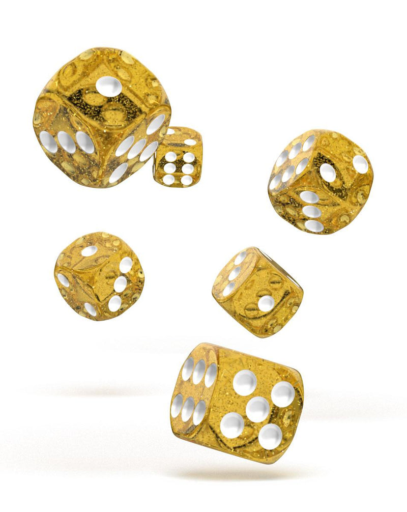 Oakie Doakie Dice D6 Dice 16 mm Speckled - Orange (12) - Oakie Doakie Dice
