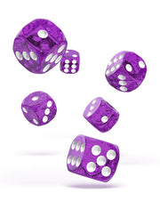 Oakie Doakie Dice D6 Dice 16 mm Speckled - Purple (12) - Oakie Doakie Dice