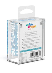 Oakie Doakie Dice D6 Dice 16 mm Speckled - Light Blue (12) - Oakie Doakie Dice