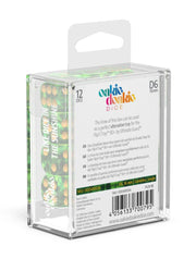 Oakie Doakie Dice D6 Dice 16 mm Gemidice - Jungle (12) - Oakie Doakie Dice