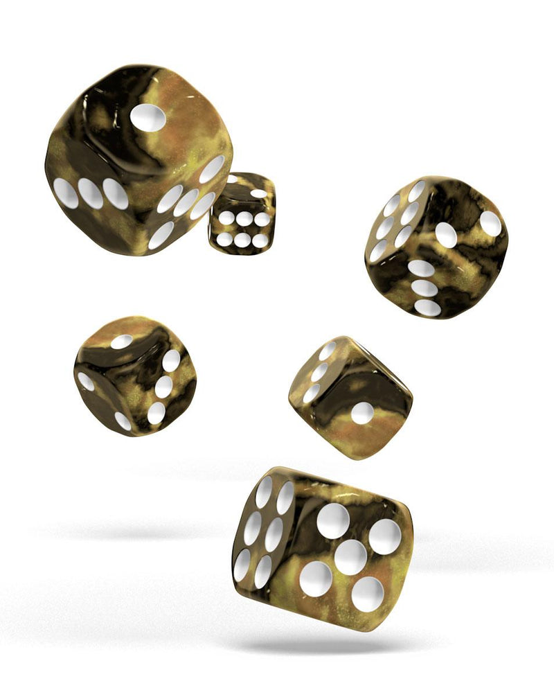 Oakie Doakie Dice D6 Dice 16 mm Gemidice - Hornet (12) - Oakie Doakie Dice