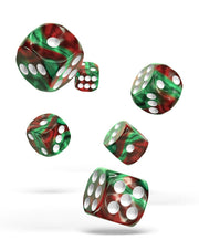 Oakie Doakie Dice D6 Dice 16 mm Gemidice - Bloody Jungle (12) - Oakie Doakie Dice