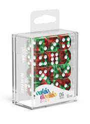 Oakie Doakie Dice D6 Dice 16 mm Gemidice - Bloody Jungle (12) - Oakie Doakie Dice