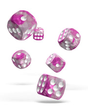 Oakie Doakie Dice D6 Dice 16 mm Gemidice - Magnolia (12) - Oakie Doakie Dice