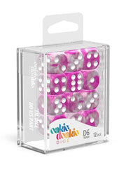 Oakie Doakie Dice D6 Dice 16 mm Gemidice - Magnolia (12) - Oakie Doakie Dice