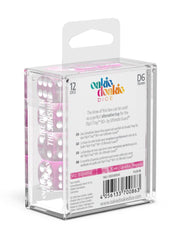 Oakie Doakie Dice D6 Dice 16 mm Gemidice - Magnolia (12) - Oakie Doakie Dice