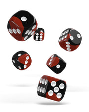 Oakie Doakie Dice D6 Dice 16 mm Glow in the Dark - Lava (12) - Oakie Doakie Dice