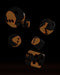Oakie Doakie Dice D6 Dice 16 mm Glow in the Dark - Lava (12) - Oakie Doakie Dice