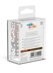 Oakie Doakie Dice D6 Dice 16 mm Glow in the Dark - Lava (12) - Oakie Doakie Dice