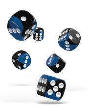 Oakie Doakie Dice D6 Dice 16 mm Glow in the Dark - Deep Ocean (12) - Oakie Doakie Dice