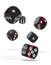 Oakie Doakie Dice D6 Dice 16 mm Enclave - Ruby (12) - Oakie Doakie Dice