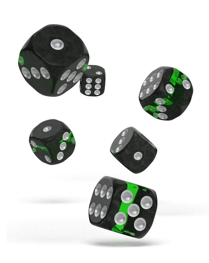 Oakie Doakie Dice D6 16mm Enclave - Emerald (12) - Oakie Doakie Dice