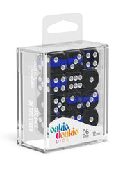 Oakie Doakie Dice D6 Dice 16 mm Enclave - Sapphire (12) - Oakie Doakie Dice