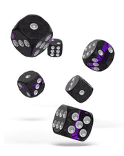 Oakie Doakie Dice D6 Dice 16 mm Enclave - Amethyst (12) - Oakie Doakie Dice