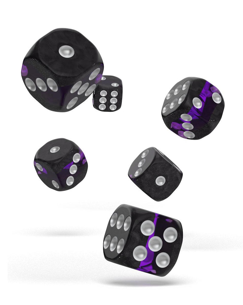 Oakie Doakie Dice D6 Dice 16 mm Enclave - Amethyst (12) - Oakie Doakie Dice