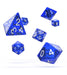 Oakie Doakie Dice RPG Set Translucent - Blue (7) - Oakie Doakie Dice