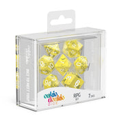 Oakie Doakie Dice RPG Set Translucent - Yellow (7) - Oakie Doakie Dice